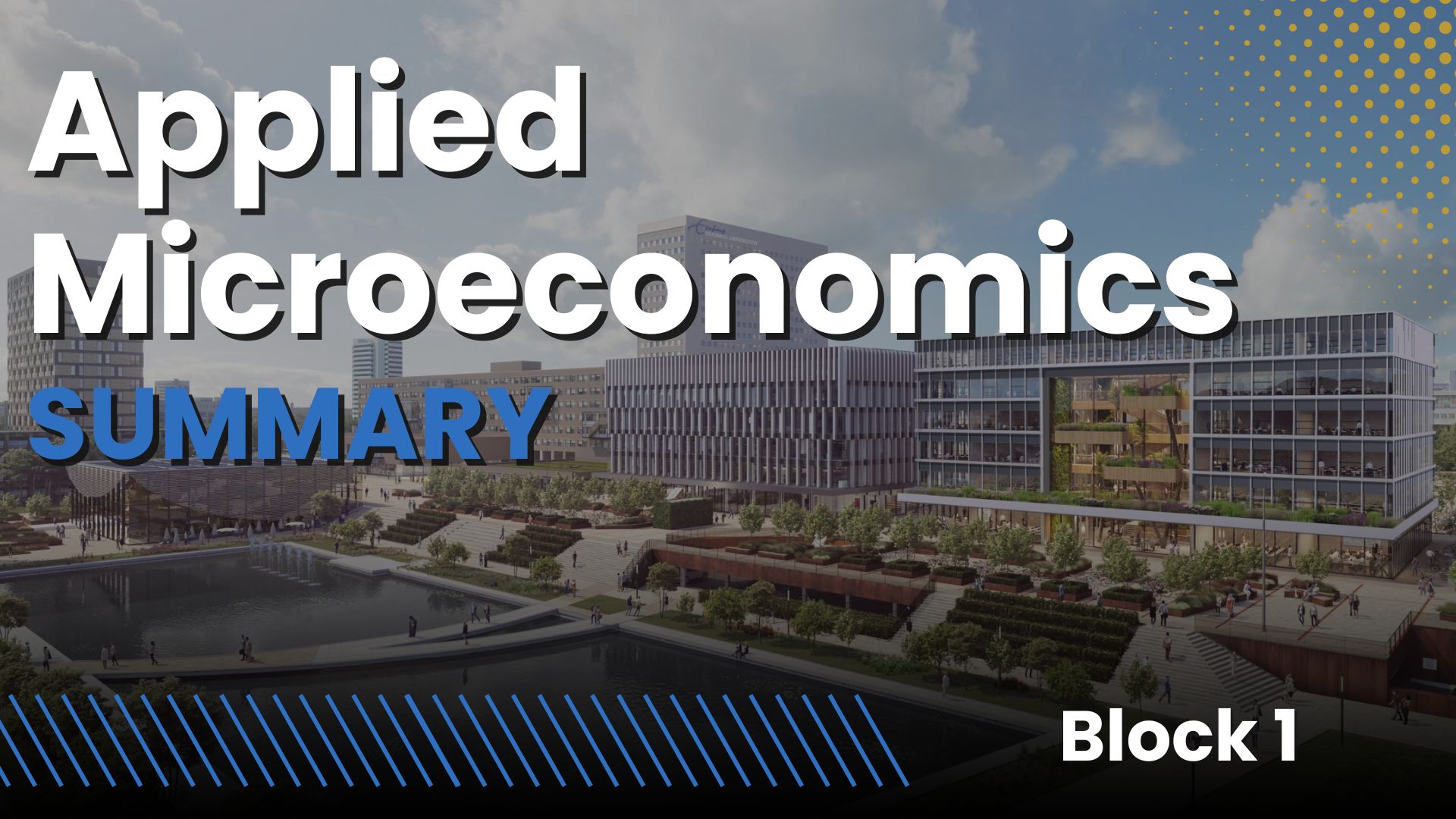Applied Microeconomics EUR (IBEB year 2, block 1)