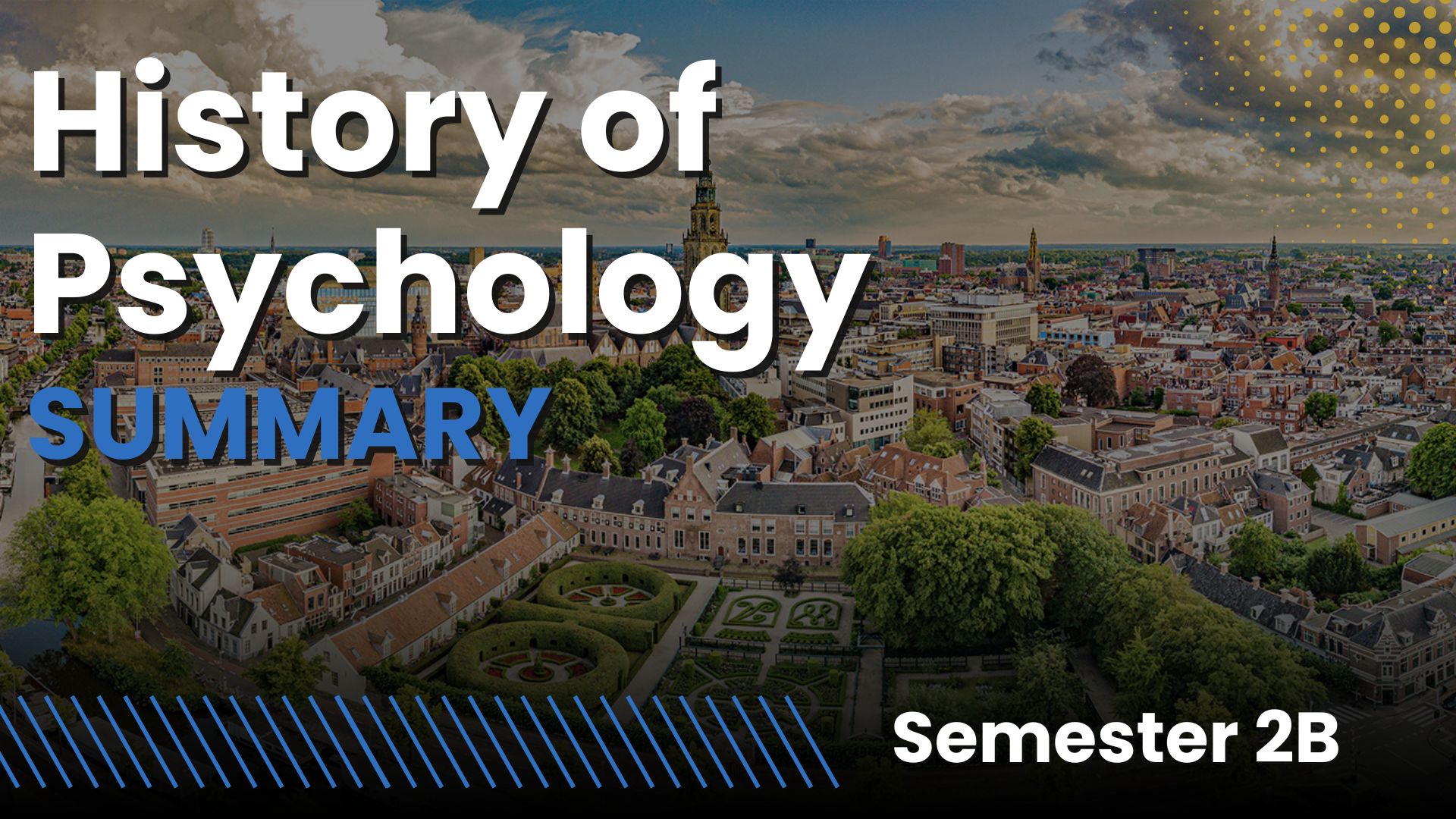History of Psychology RUG (Psychology year 1, SEMESTER 2B)