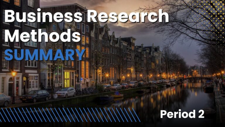 Business Research Methods Summary Banner