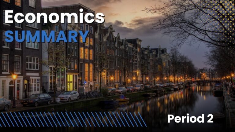 Economics Summary Banner