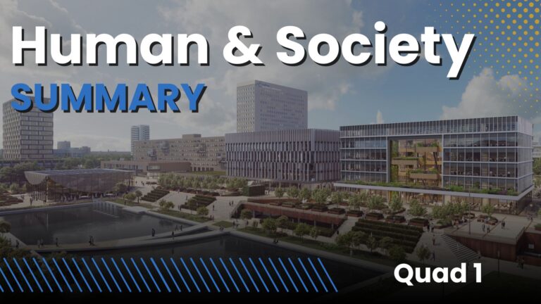 Human Society Summary