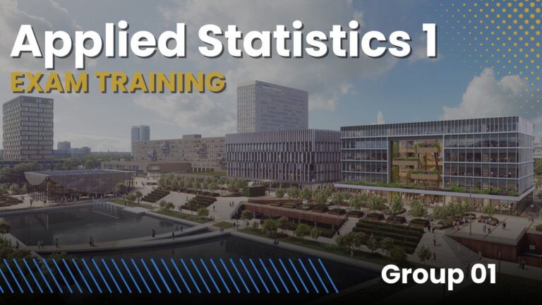 Applied Statistics 1 | Exam Training 1 Applied Statistics 01 Training