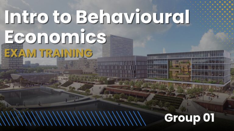 Intro to Behavioural Economics 01 Training
